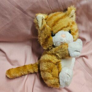 RUSS BERRIE "TABBY" K-59 Vintage Kitten Striped Cat Stuffed Animal Plush Korea